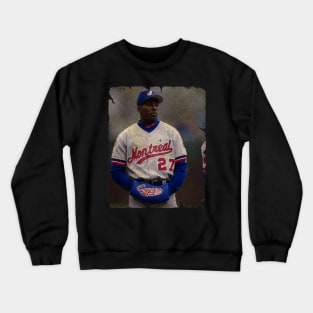 Vladimir Guerrero in Montreal Expos Crewneck Sweatshirt